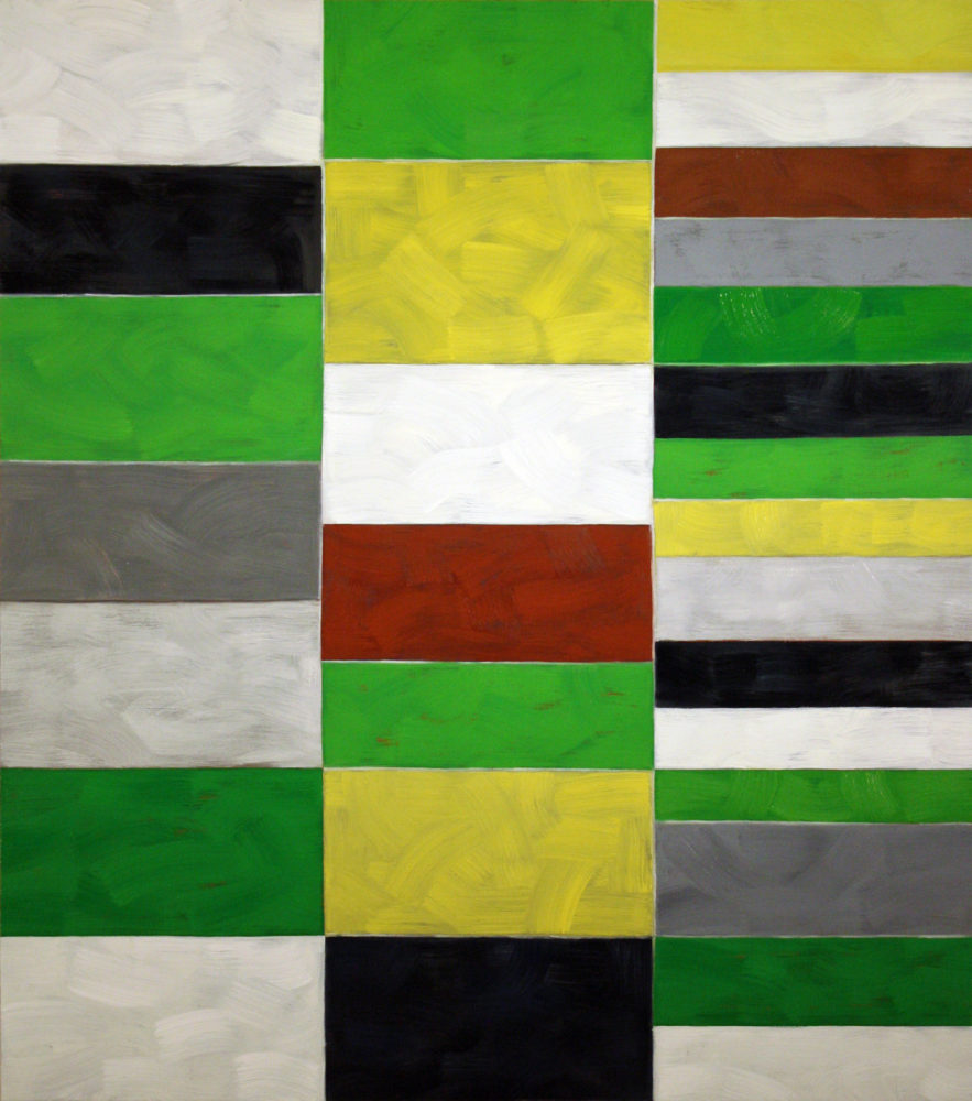 Modest array(private collection), oil on canvas, 60" x 53"