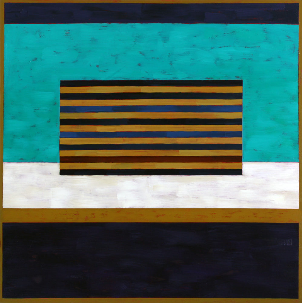 "Borrowed chord ",  oil on canvas, 30" x 30"