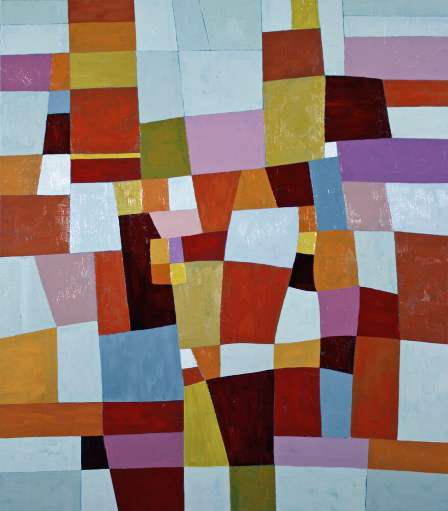 "Engagement 2", oil on canvas, 40" x 35"