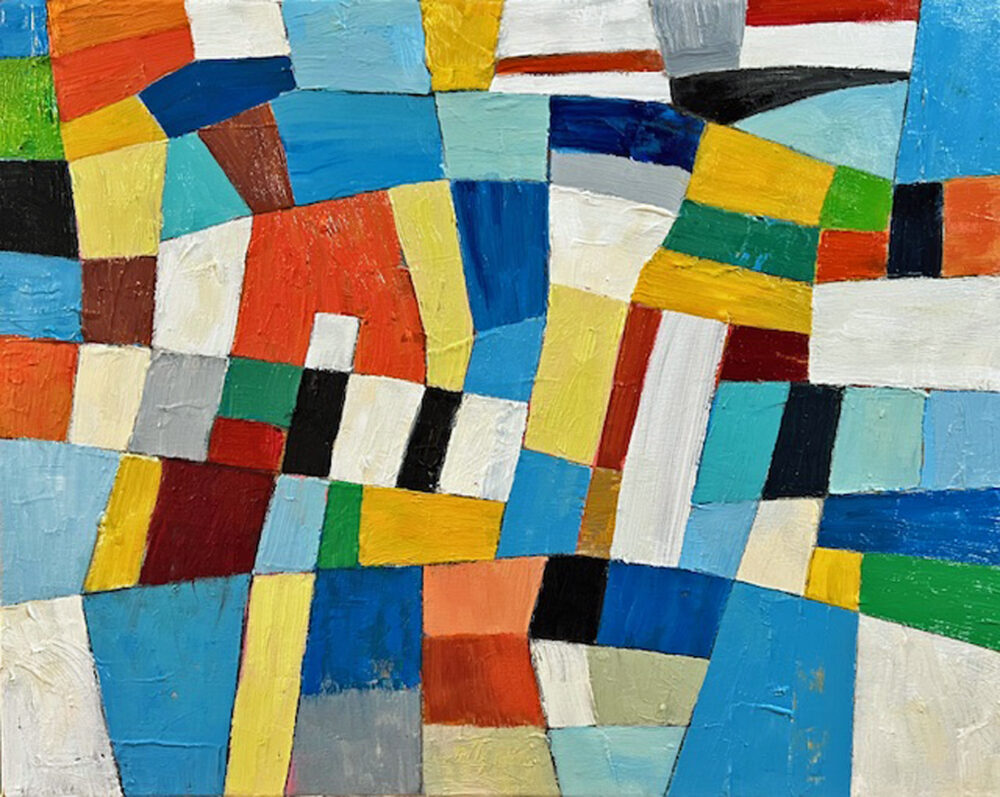 "Petite Mardi Gras", oil on canvas 16" x 20"