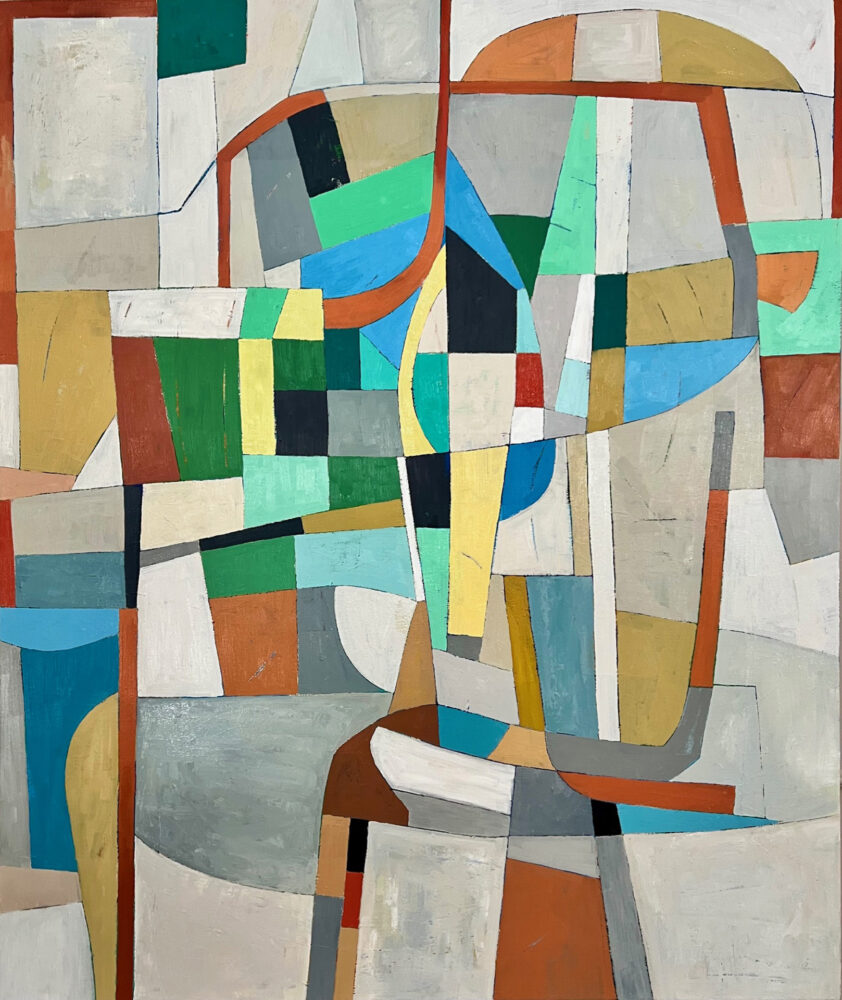 "Crossroads 2", oil on canvas, 50" x 42"