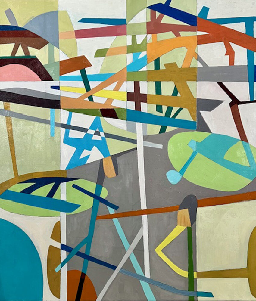 "Playground", oil on canvas, 35" x 30"