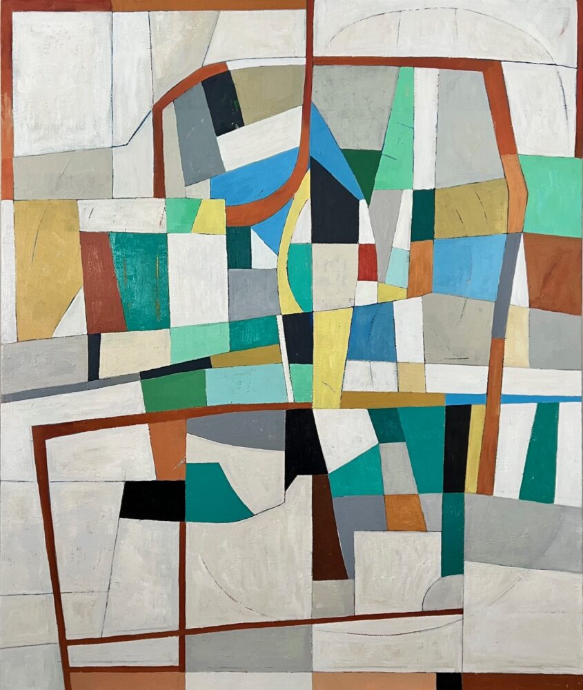 "Ridgeline", oil on canvas, 50" x 43"