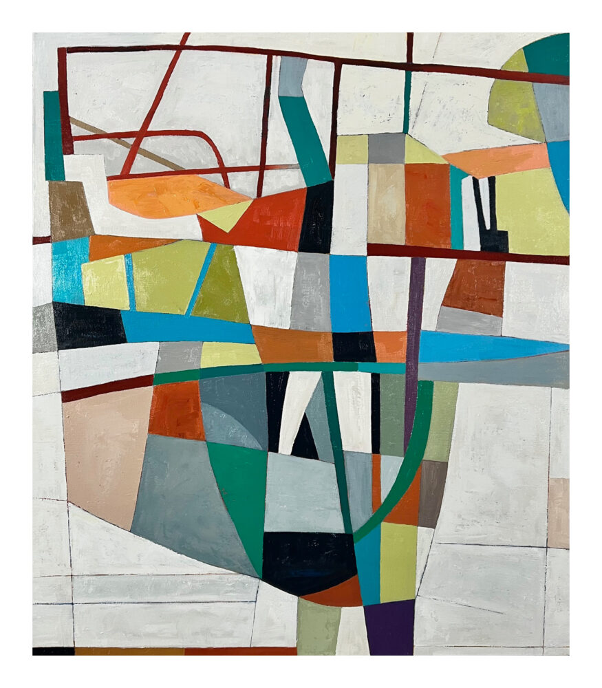 "Pathways pass", oil on canvas, 35" x 30"