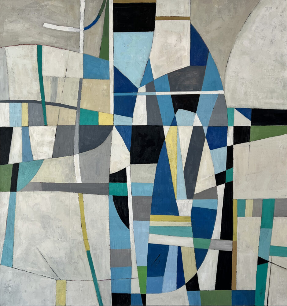 "Spiral", oil on canvas, 40" x 38"