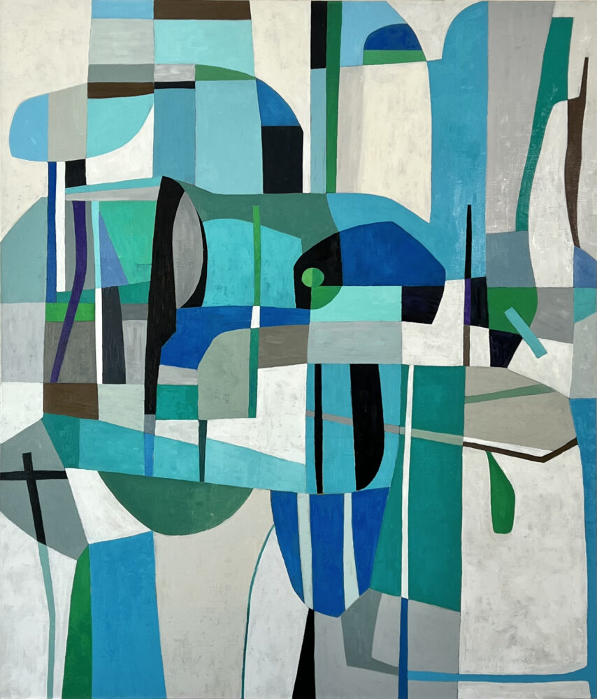 "Passageway", oil on canvas, 50' x 43"